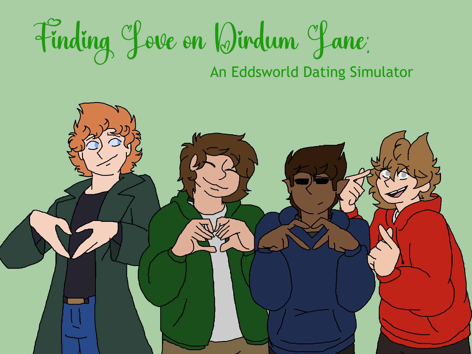Cover image for Finding Love on Dirdum Lane: An Eddsworld Dating Simulator DEMO