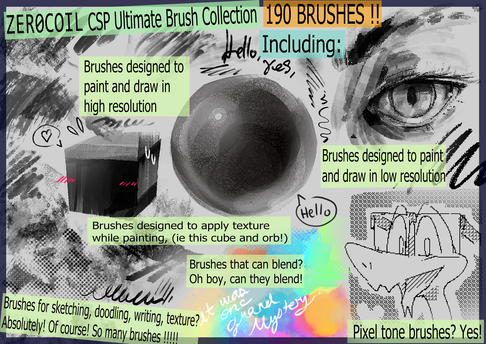 ZER0COIL CSP Ultimate Brush Collection