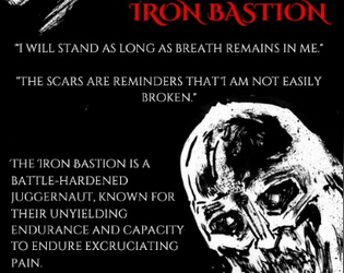 Iron Bastion - A Mork Borg Class  