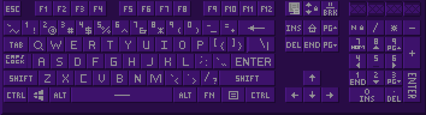 Pixel Keyboard Visualizer