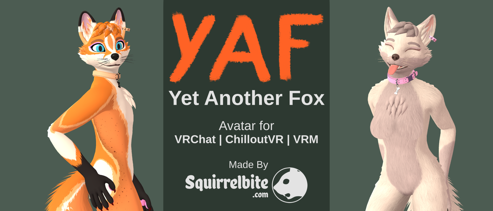 YAF - Yet Another Fox (VRChat, ChilloutVR, VRM)