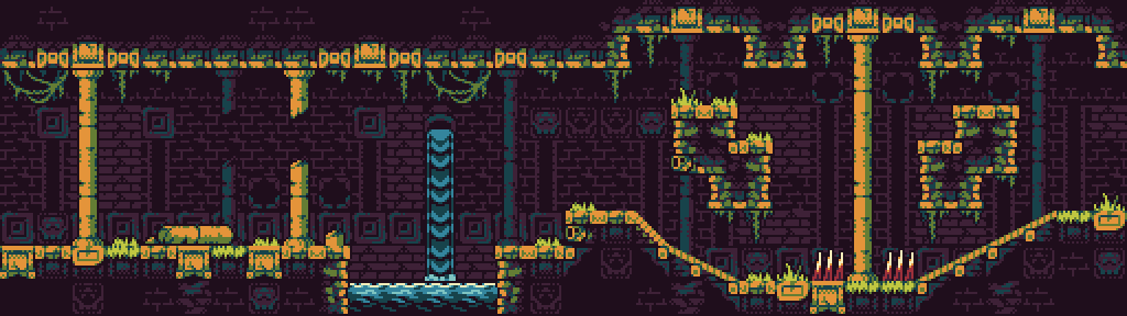 Ancient Temple - 16 Colour Tileset