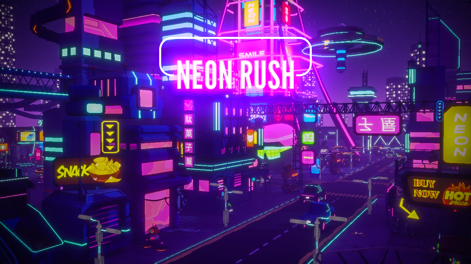 Neon Rush: The Endless Runner