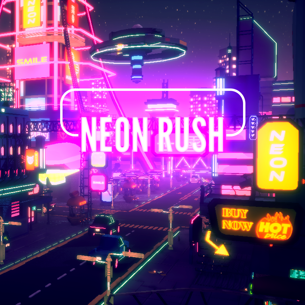 Neon Rush: The Endless Runner by Noizzy_xj