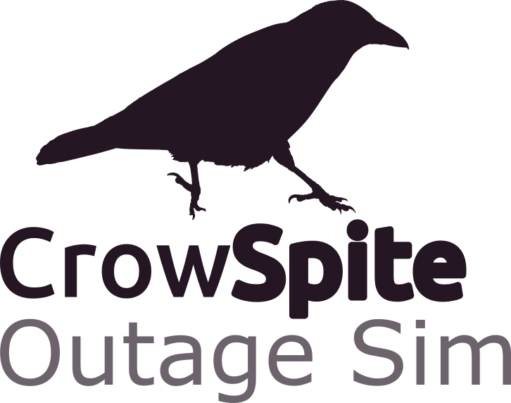 CrowSpite Outage Sim