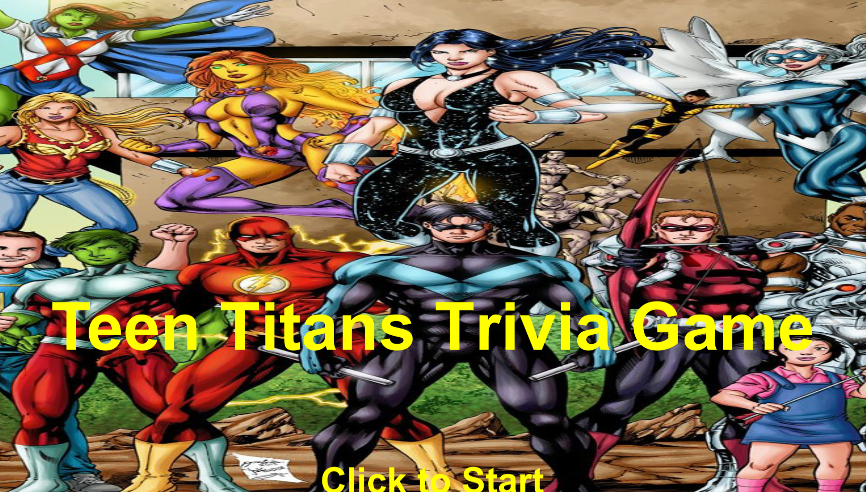 Teen Titans Trivia Game