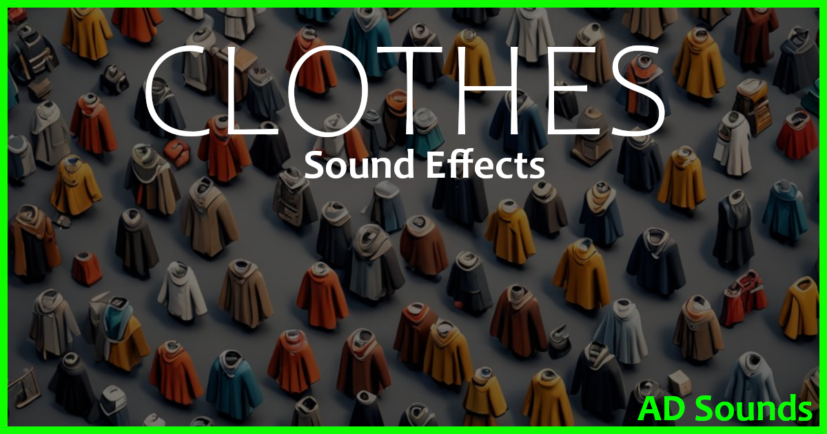 Clothes Sounds - Sound Effects