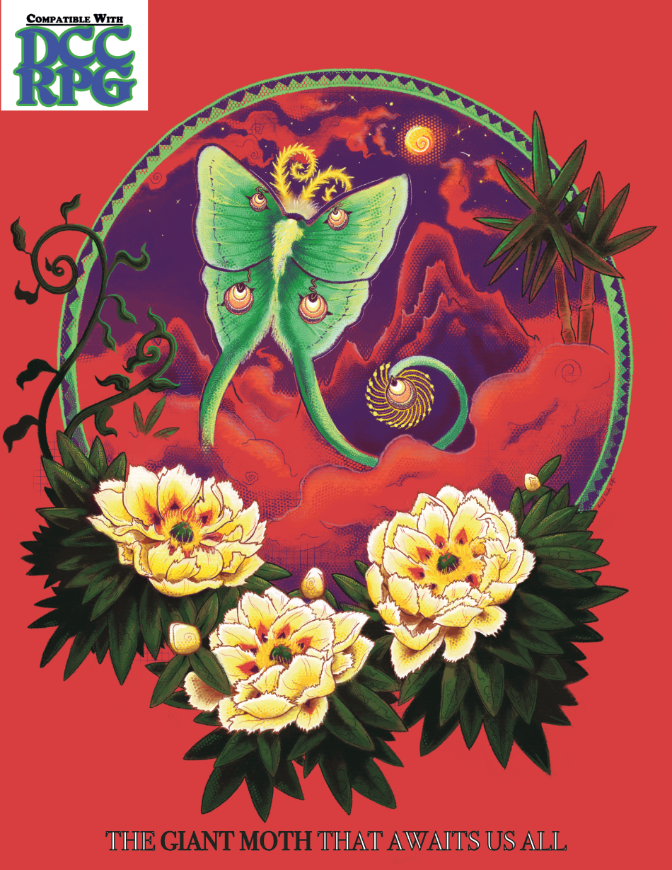 Cover image for Dungeon Crawl Classics: The Giant Moth that Awaits Us All