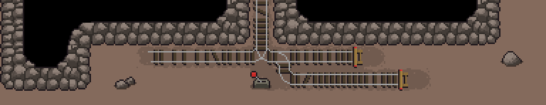 Caves and Rails Tileset