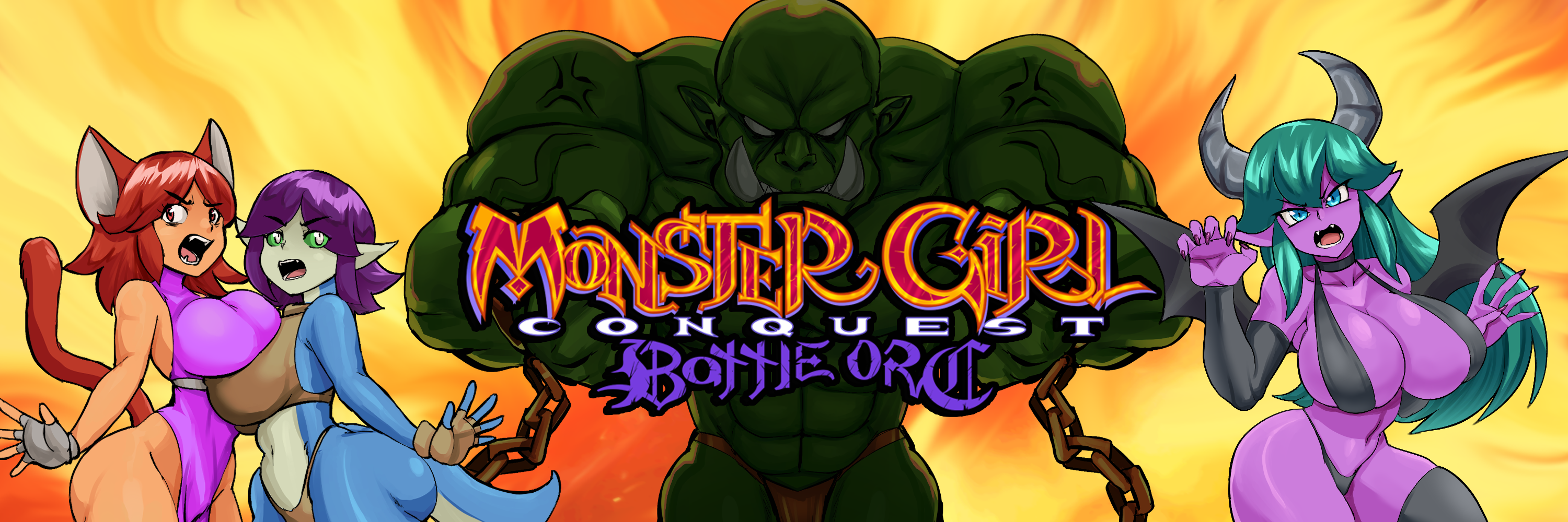 Monster Girl Conquest Records Battle Orc