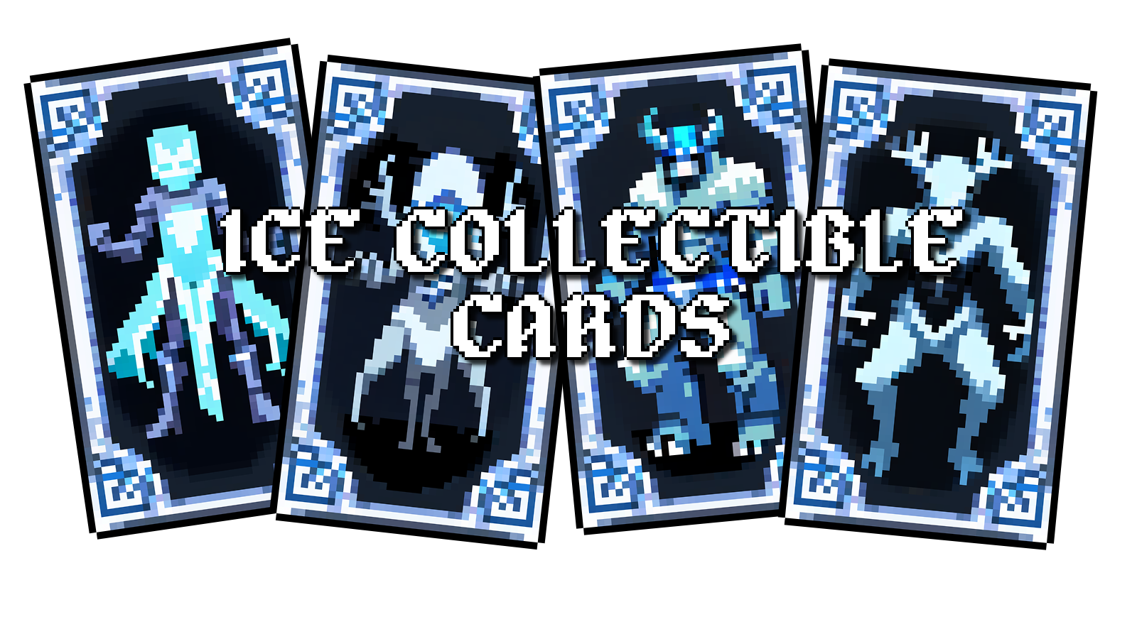 Ultimate Ice Collectible Card Pack Pixel Art - RPG Fantasy Deck Building Pixelart Pack