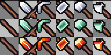 free to use pixel weapons pack