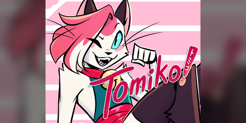 Cover image for Tomiko!🐾 A catgirl OC artbook