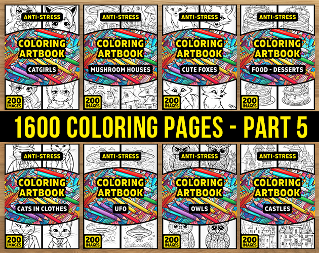 1600 Coloring Pages - Part 5