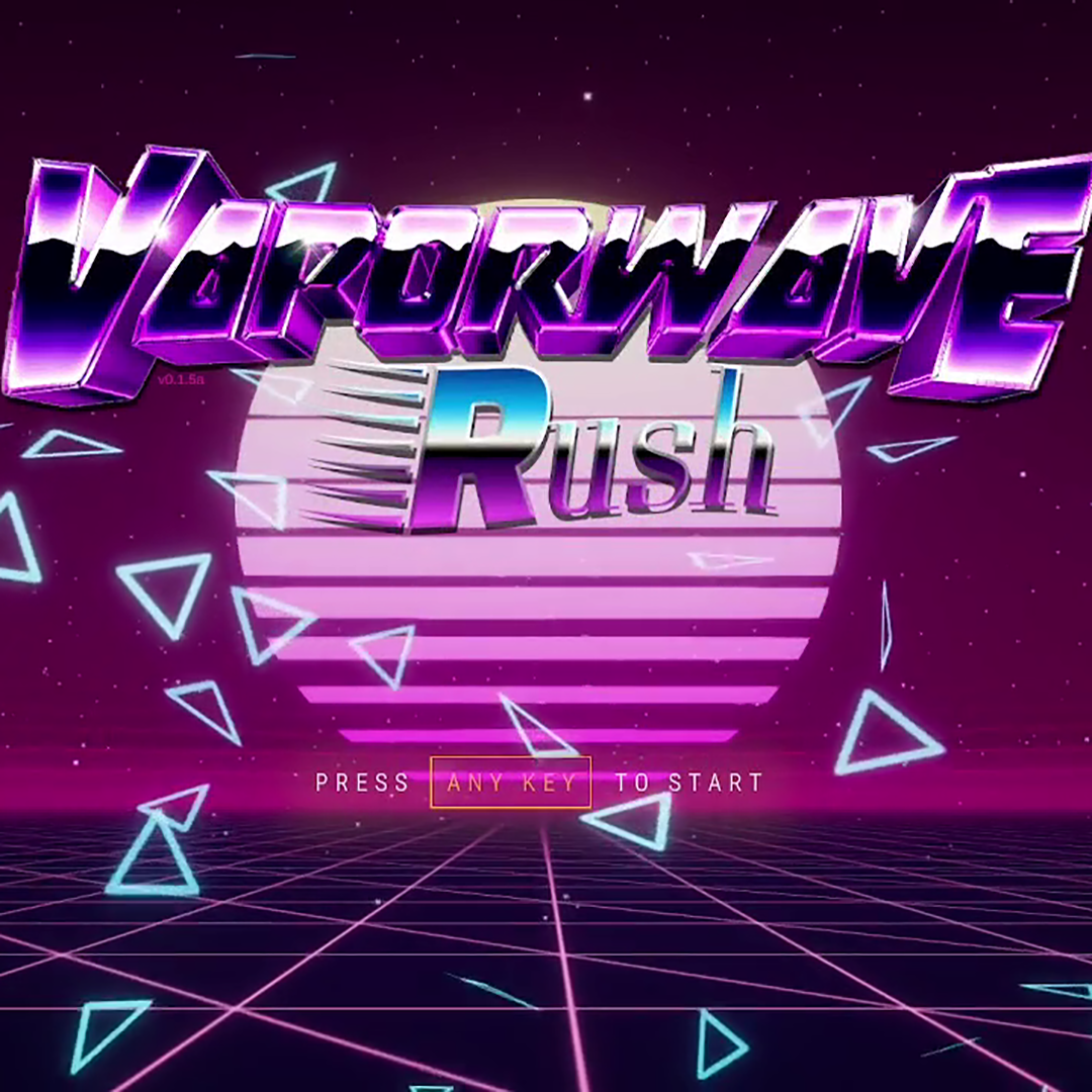 Kenneth Rougeau Vaporwave Rush by Kenneth Rougeau