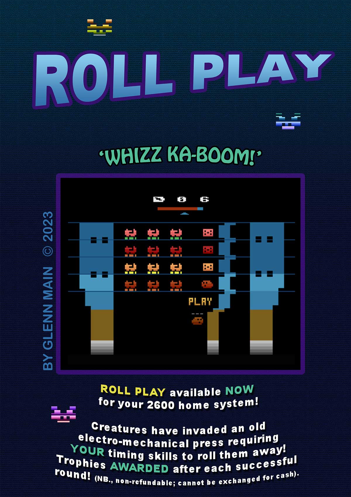 Roll Play for the Atari 2600 by Glenn Main