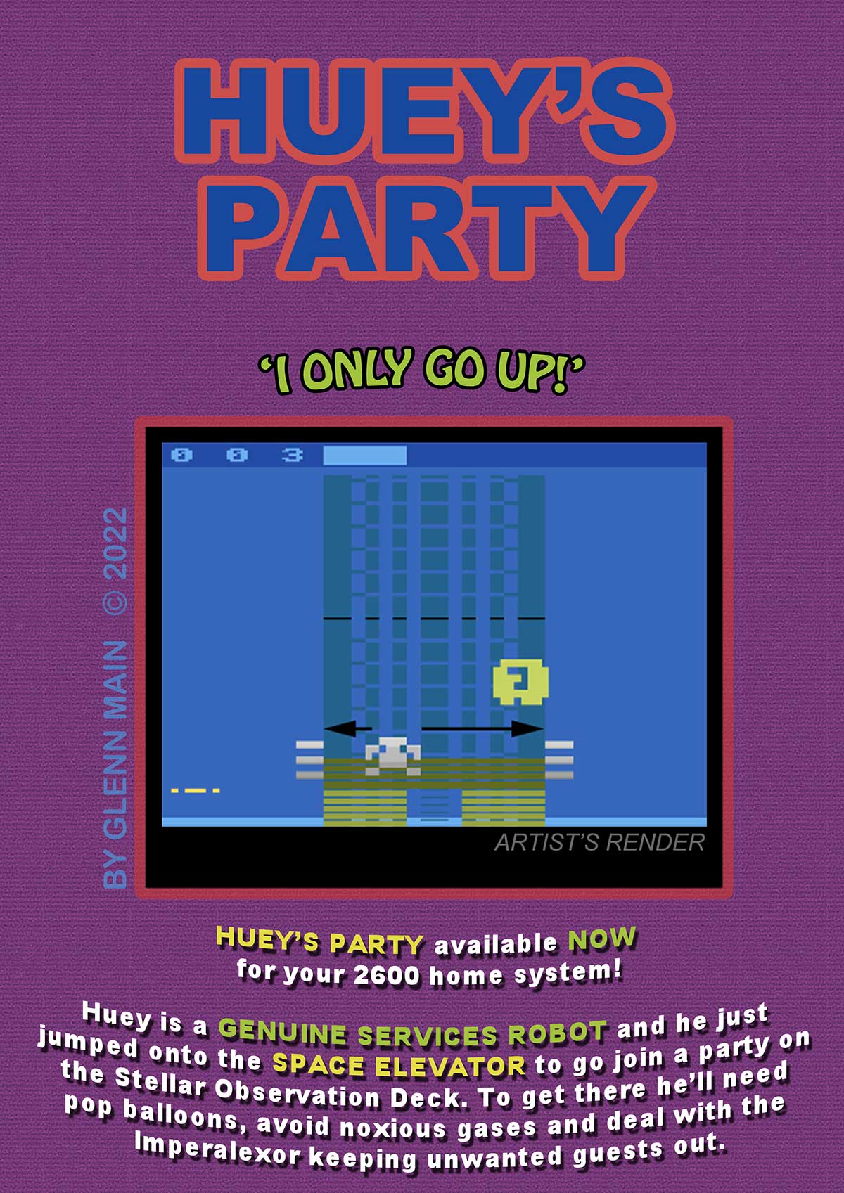 Huey's Party for the Atari 2600 by Glenn Main