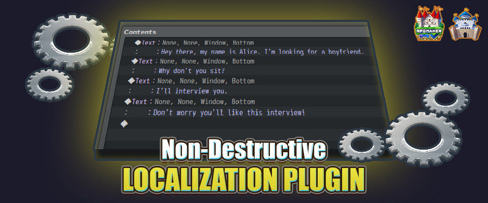 Non-Destructive Localization - Plugin for RPG Maker MV/MZ