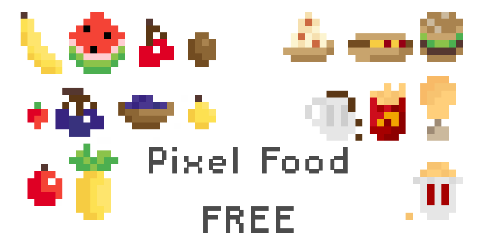 Perfect Pixel Fruit 2d Assets [FREE]