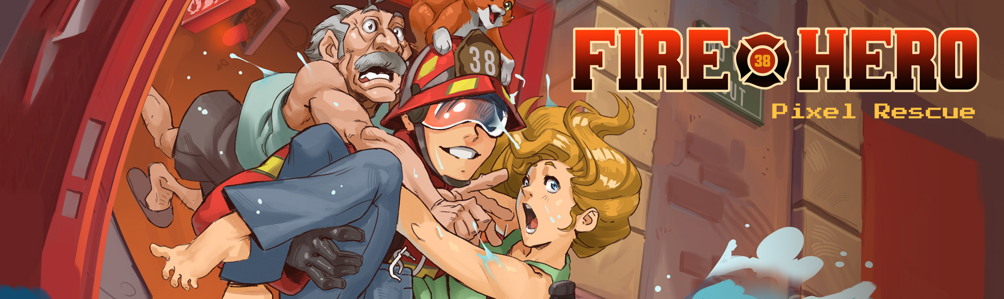 Fire Hero : Pixel rescue