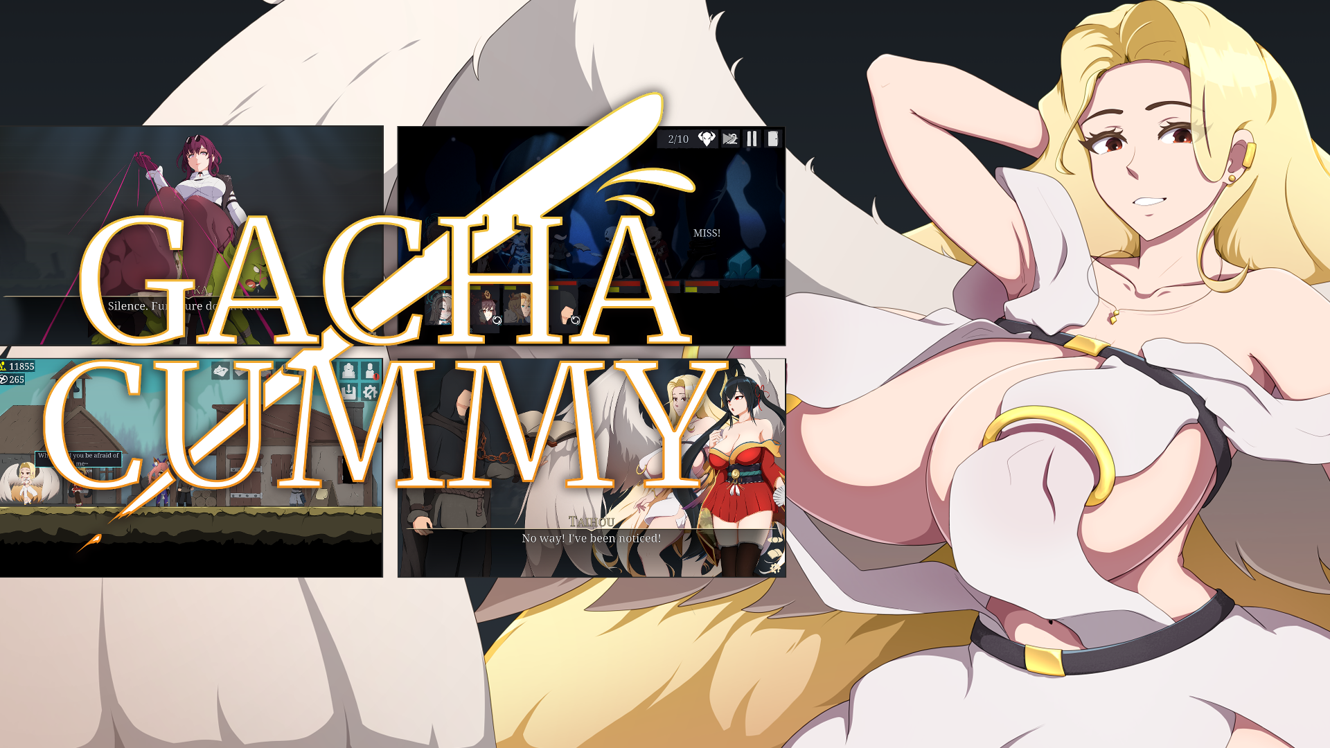 Gacha Cummy is a fan game where your favorite heroines from different unive...