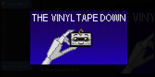 Cover image for The Vinyl Tape Down