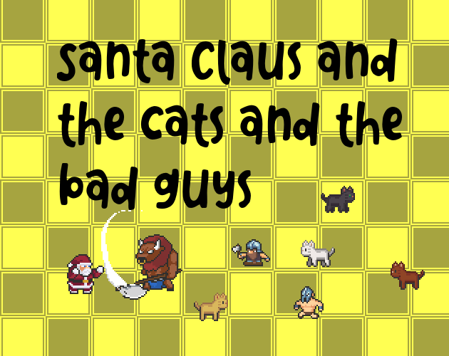 Santa claus and the cats and the bad guys mac os x