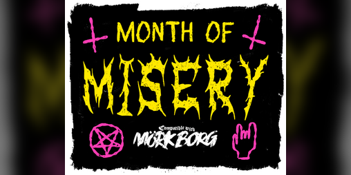 Cover image for MONTH OF MISERY | for MÖRK BORG