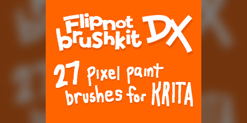 Cover image for FlipNot Brushkit Deluxe! for Krita