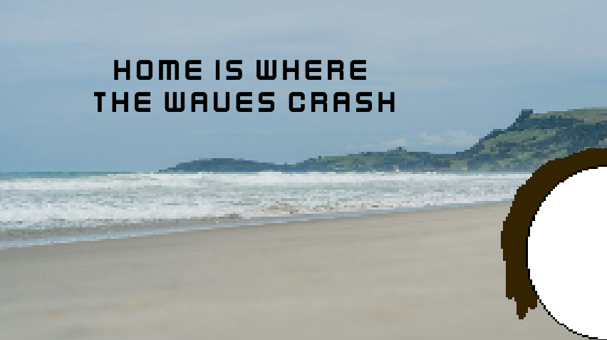 Cover image for Home is where the waves crash