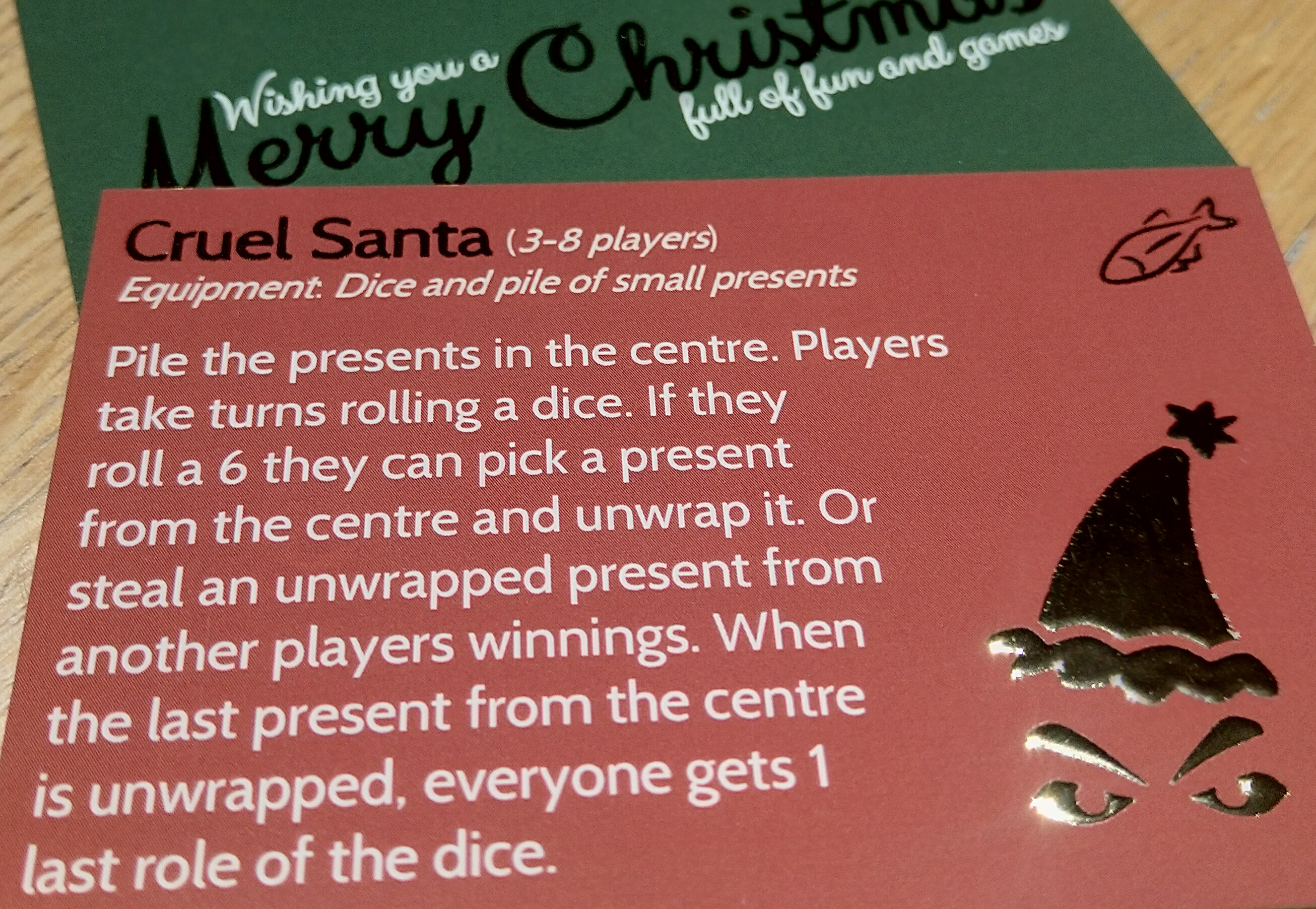 Cruel Santa game