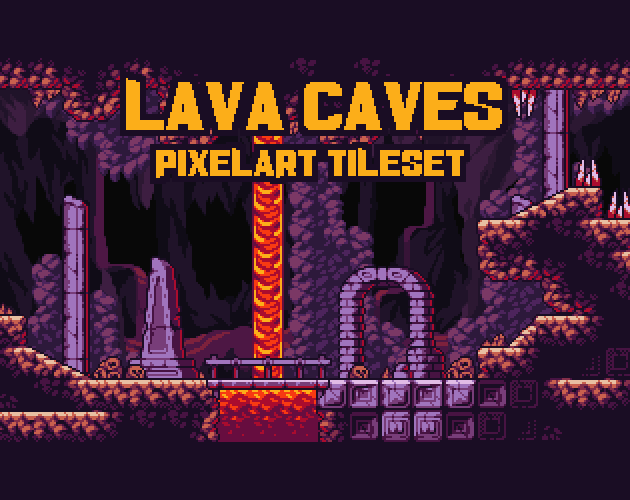 Pixel Art Cave Back Gif - thegameassetsmine