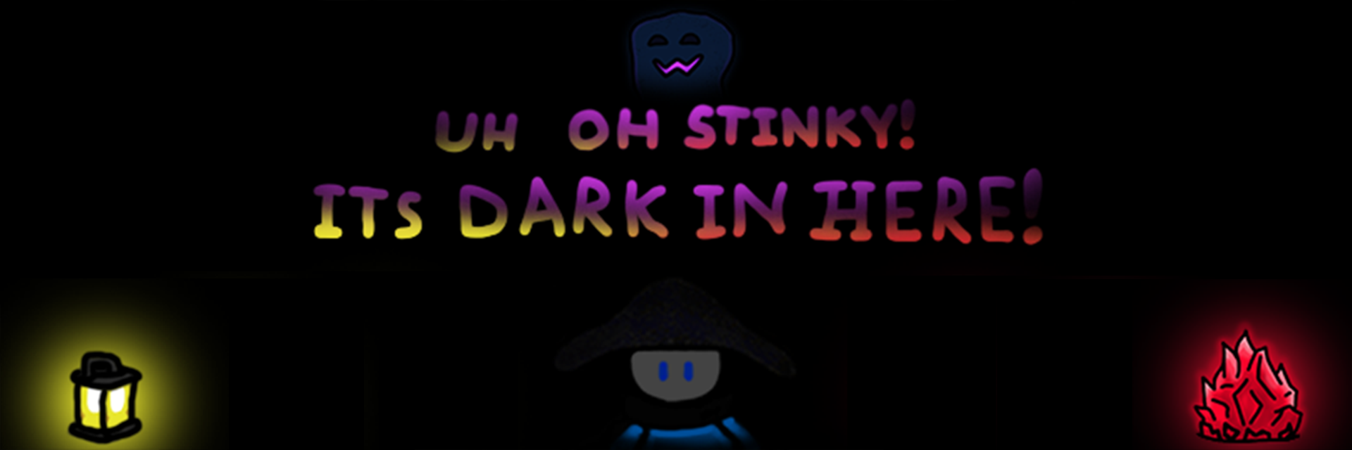 Uh Oh STINKY! It's Dark In Here!