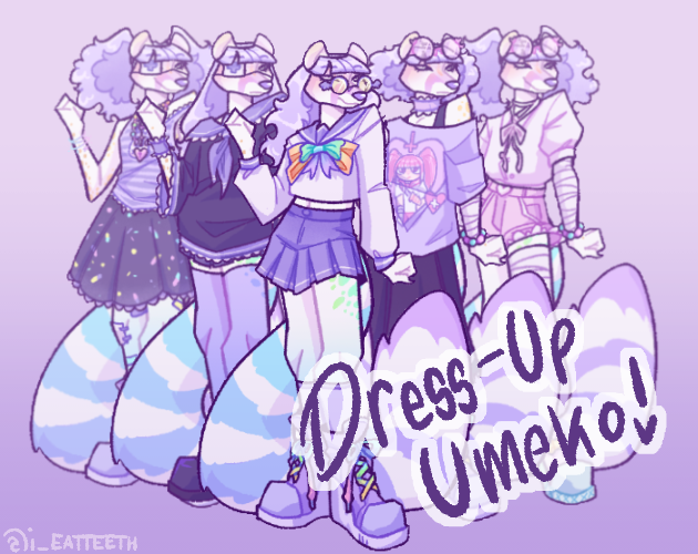 Cover image for Dress-Up Umeko!