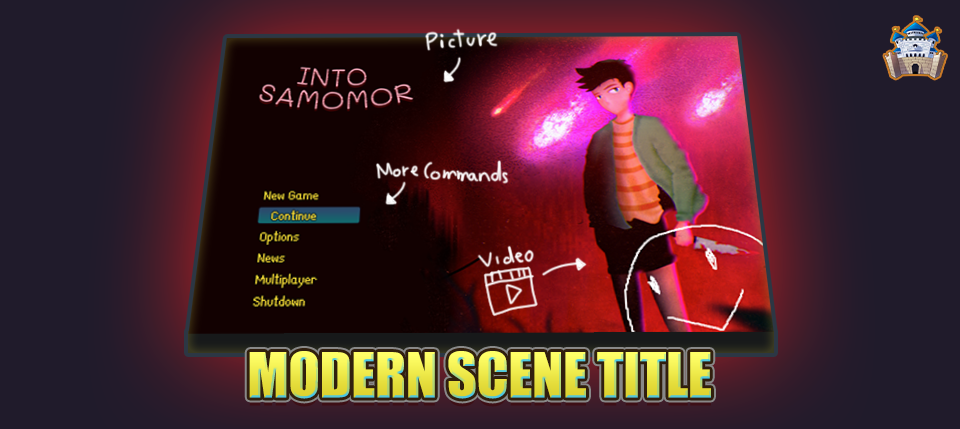 Modern Scene Title - Plugin for RPG Maker MZ