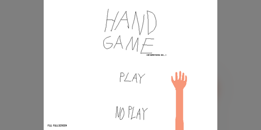 Cover image for HAND GAME