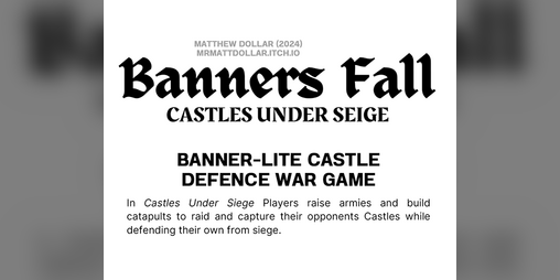 Cover image for Banners Fall: Castles Under Siege