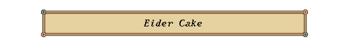 Eider Cake