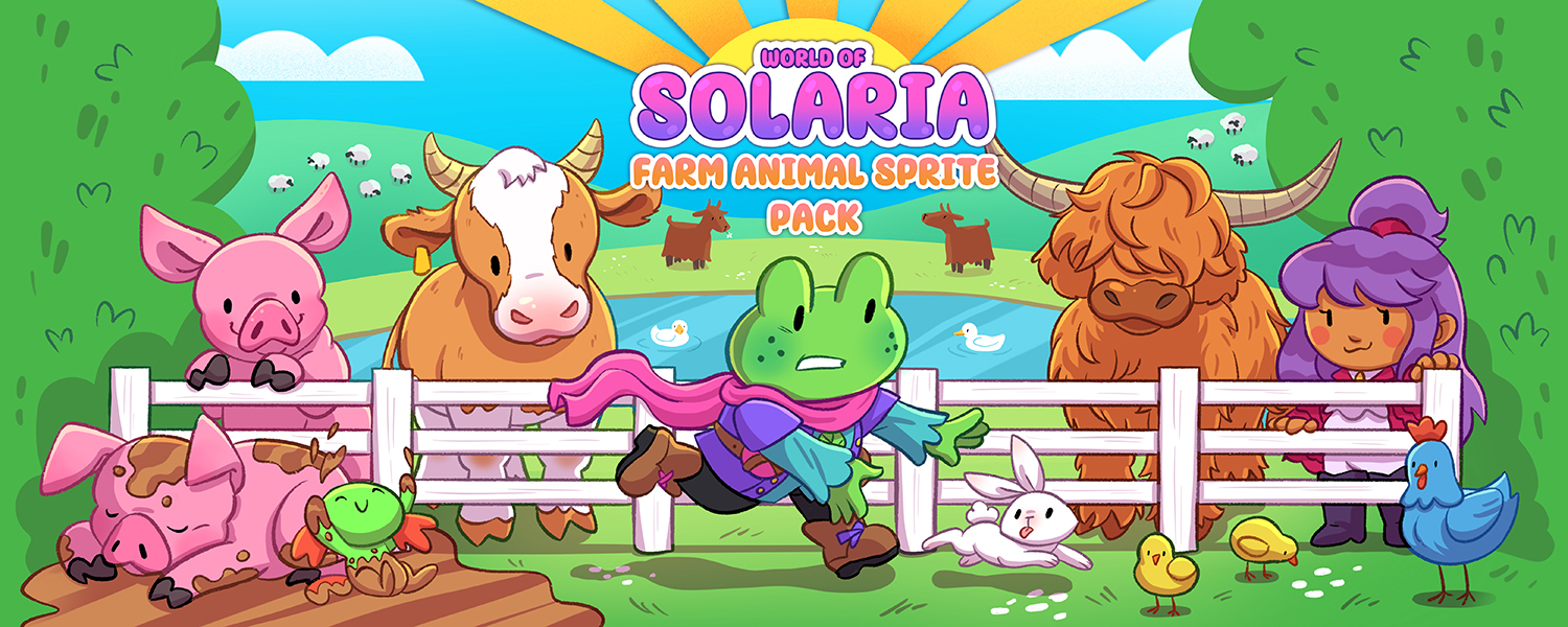 World of Solaria: Farm Animal Sprite Pack