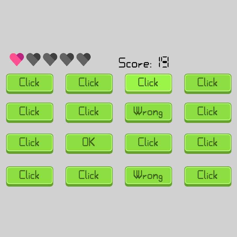 Click only two buttons