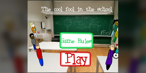 Cover image for The cool fool in the school