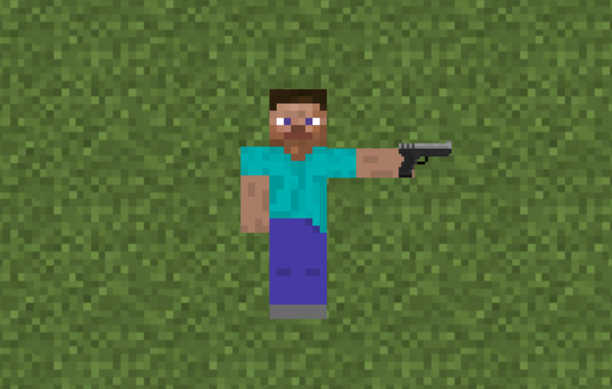 Minecraft zombie attack