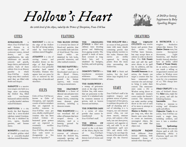 Cover image for Hollow's Heart