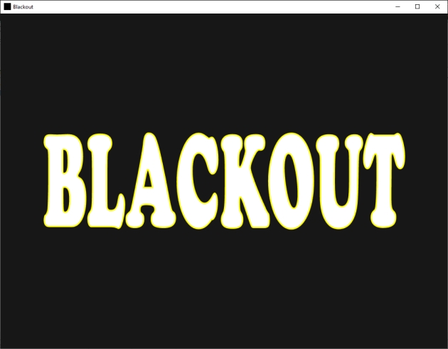 Blackout 0.50