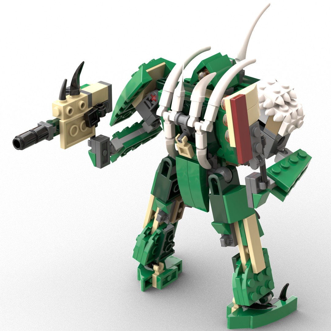 ぐっと 31058 Zaku Brutal Mobile Suit Mecha by Reactorcore