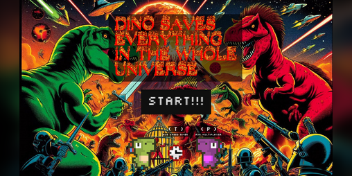 Cover image for Dino Saves Everything Ever