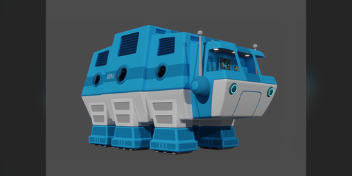 Cover image for Gup - I Submarine model ( Blender )