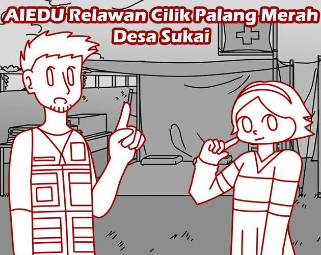 AIEDU Relawan Cilik Palang Merah Desa Sukai