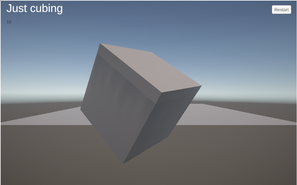 Just cubing