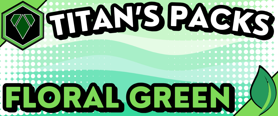 Titan's Packs: Floral Green